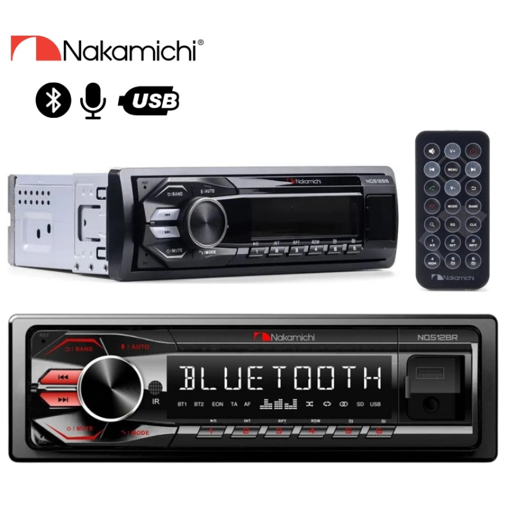 Autoradio Bluetooth 5.1 - USB, Égaliseur 32 Bandes, Sortie RCA, Compatible Android/iOS