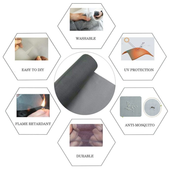 ⁦Moustiquaire Porte Magnétique + Kit Fenêtre – Rideau Anti-Insectes FIBE⁩ - الصورة ⁦4⁩