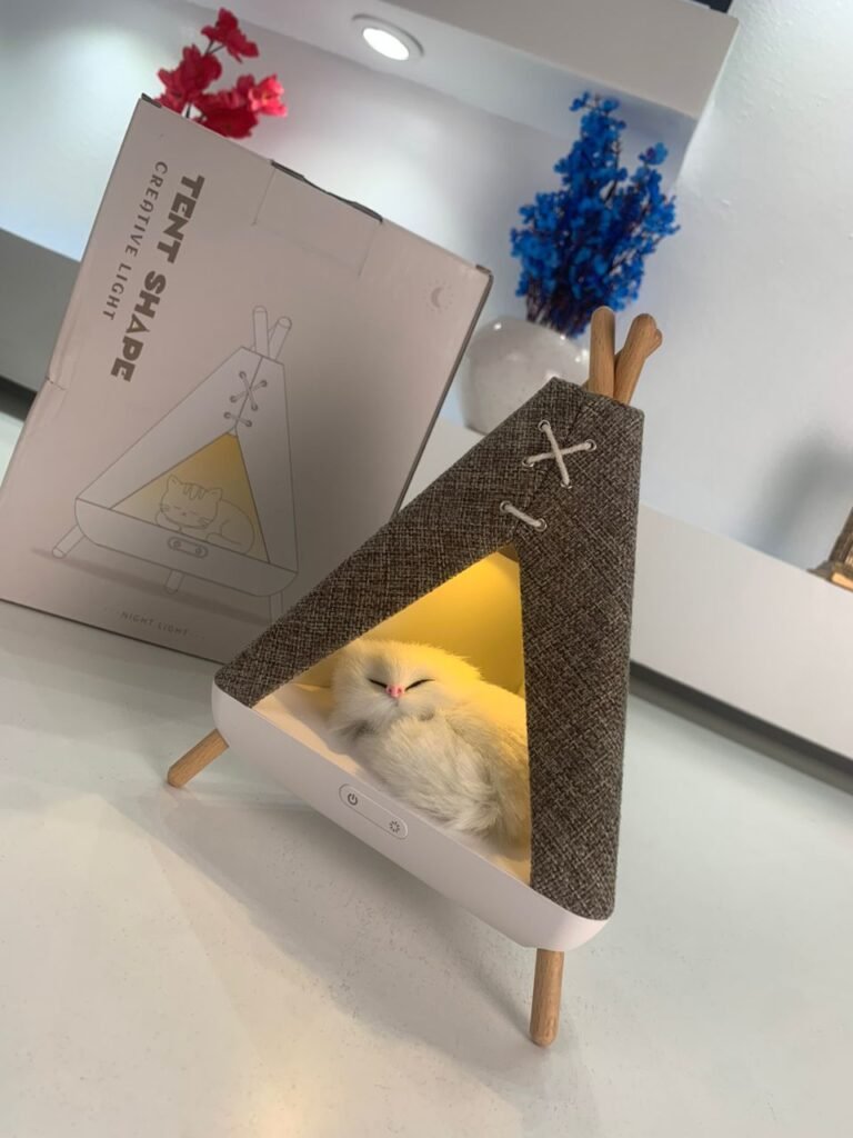 Lampe de Table Tente Bluetooth avec Haut-Parleur Intégré