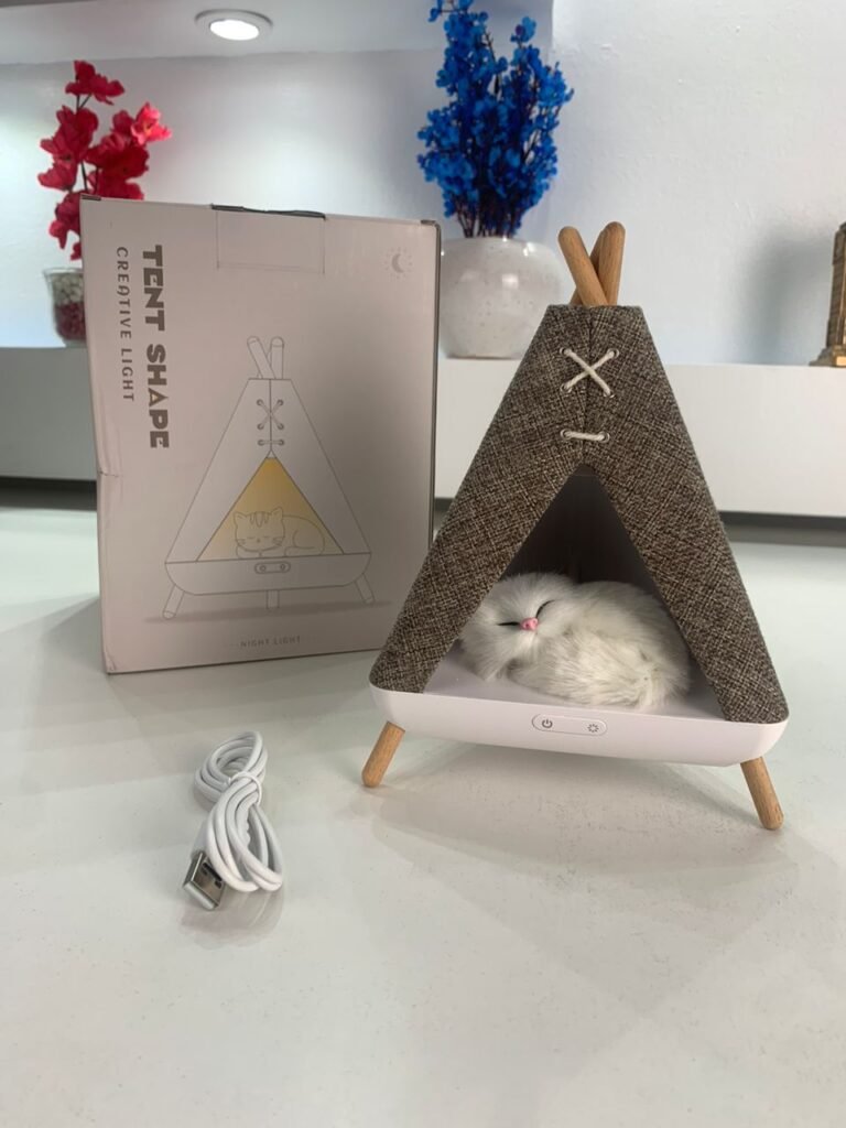 Lampe de Table Tente Bluetooth avec Haut-Parleur Intégré
