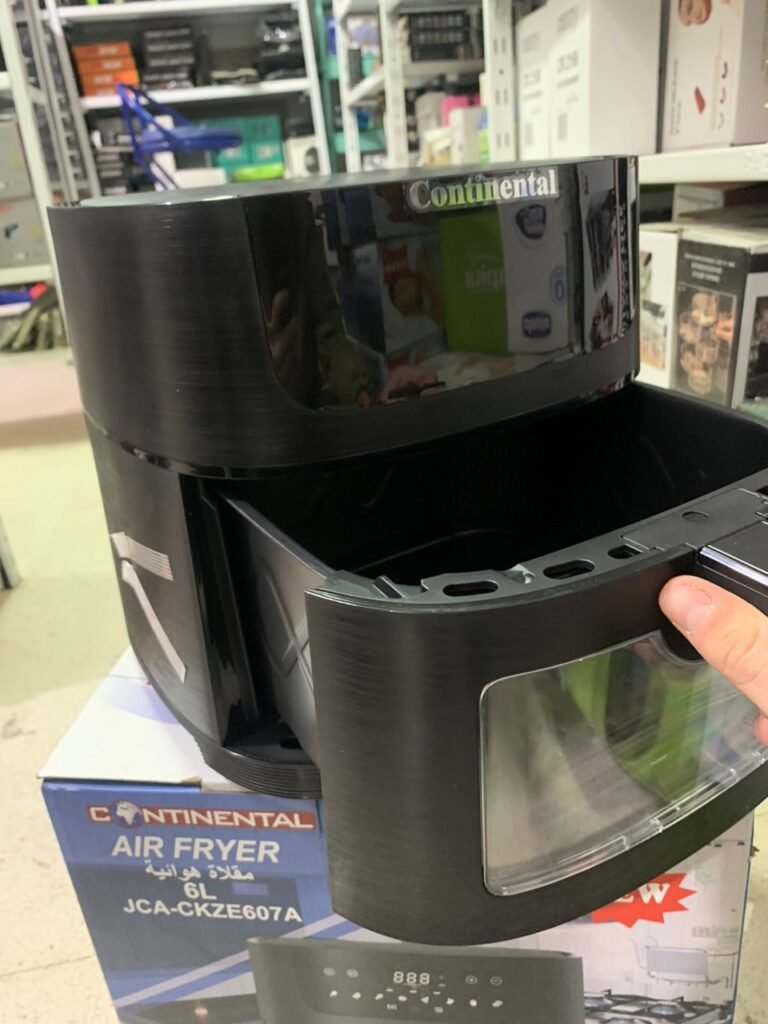 Friteuse à Air 6L - 8 Programmes, Cuisson Sain, Panier Lavable