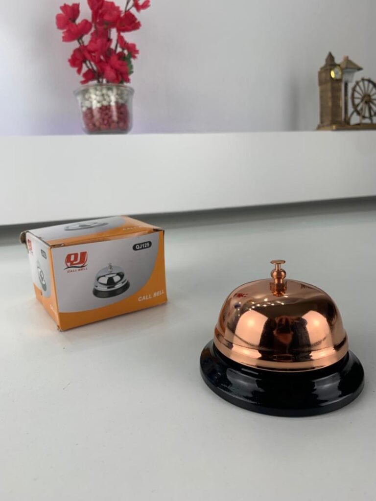 Mini Sonnette d'Appel en Métal Esthétique élégante