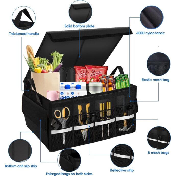 ⁦Organisateur de Coffre Beicarin – Solution Pratique pour Véhicules⁩ - الصورة ⁦3⁩