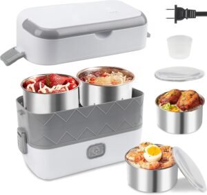 Boîte à Déjeuner Chauffante 2L – Chauffage Rapide