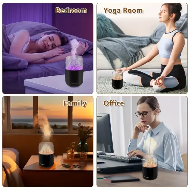 Diffuseur d'Arômes Volcanique ultrasonique 300ml