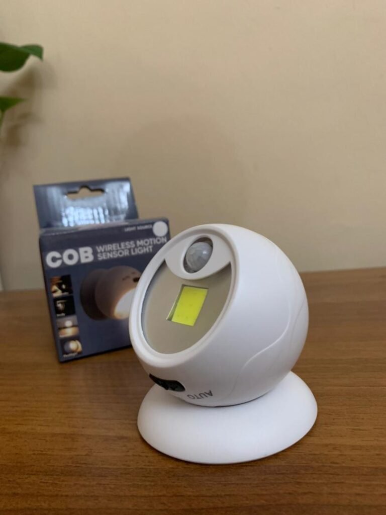 Lampe COB à Détecteur de Mouvement 360° – Éclairage Intelligent, Portable & Sans Fil