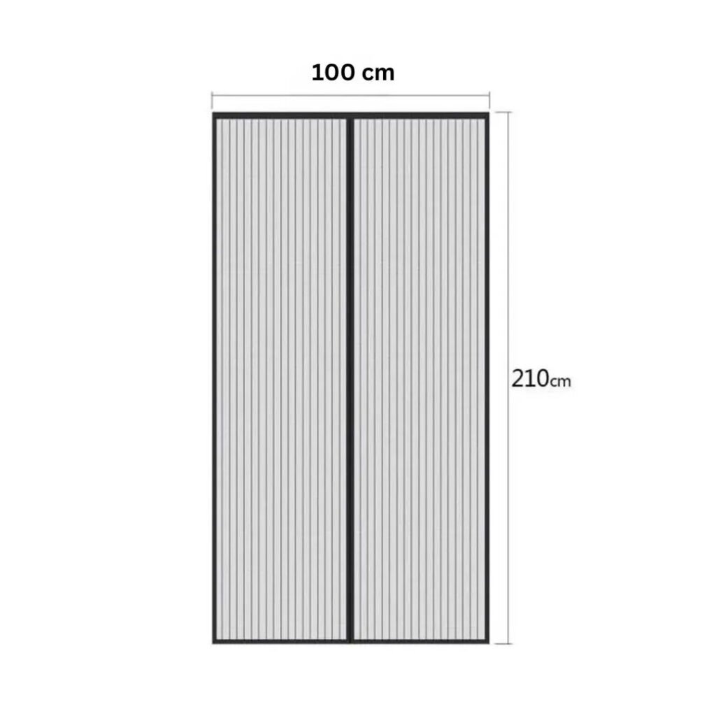 Moustiquaire Porte Magnétique + Kit Fenêtre – Rideau Anti-Insectes FIBE