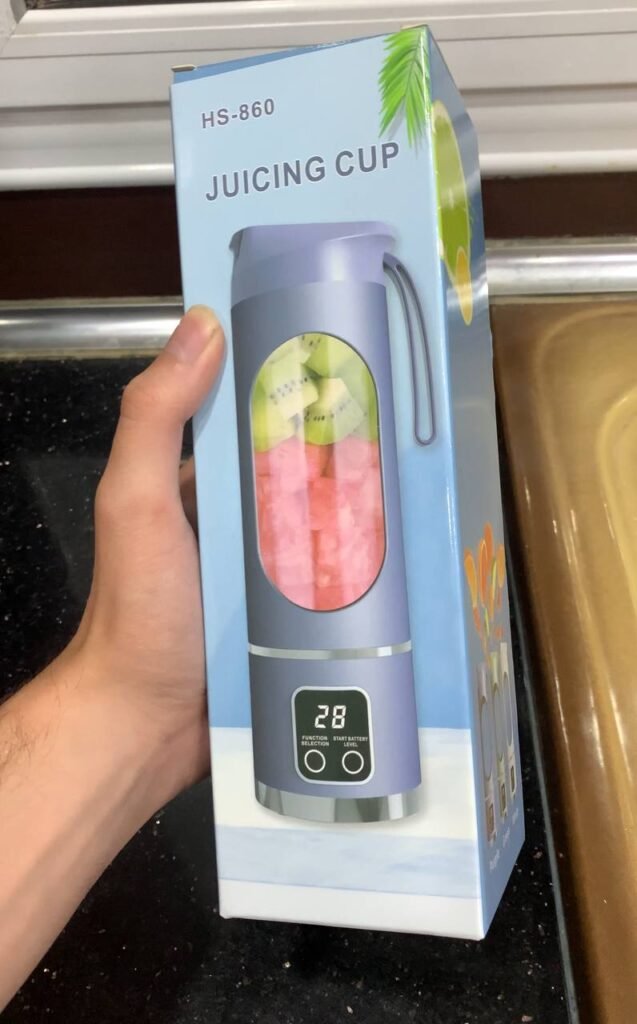 Presse-Agrumes USB Portable - 450 ml , Moteur 200W, Charge Rapide