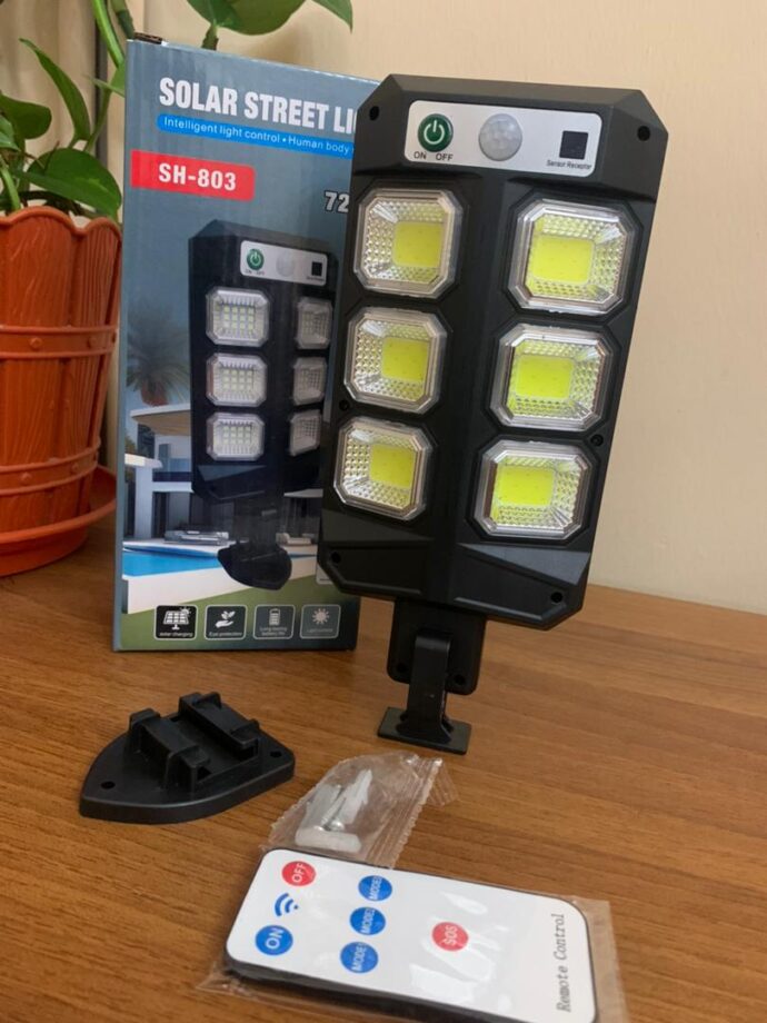 ⁦Lampadaire Solaire Détecteur de Mouvement SH-803⁩ - الصورة ⁦3⁩