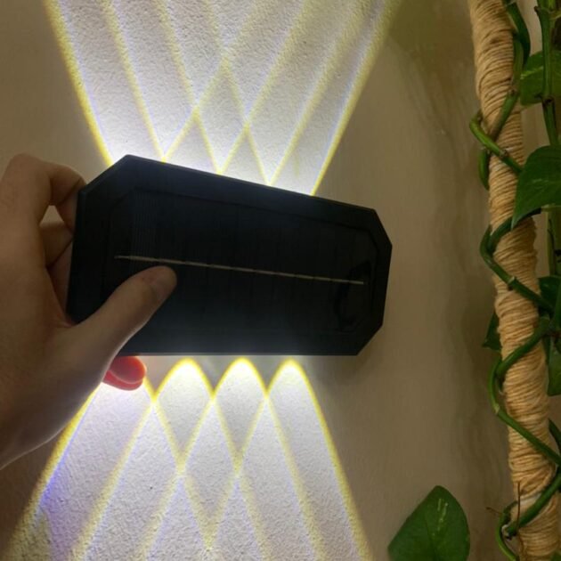 Lampe Solaire Murale à LED 8 LED avec Capteur de Mouvement (Lot de 2)