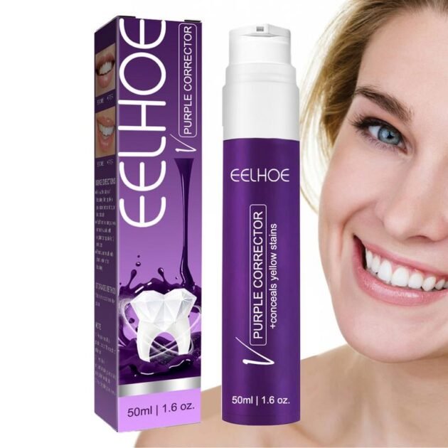 Dentifrice Blanchissant Correcteur de Couleur des dents EELHOE