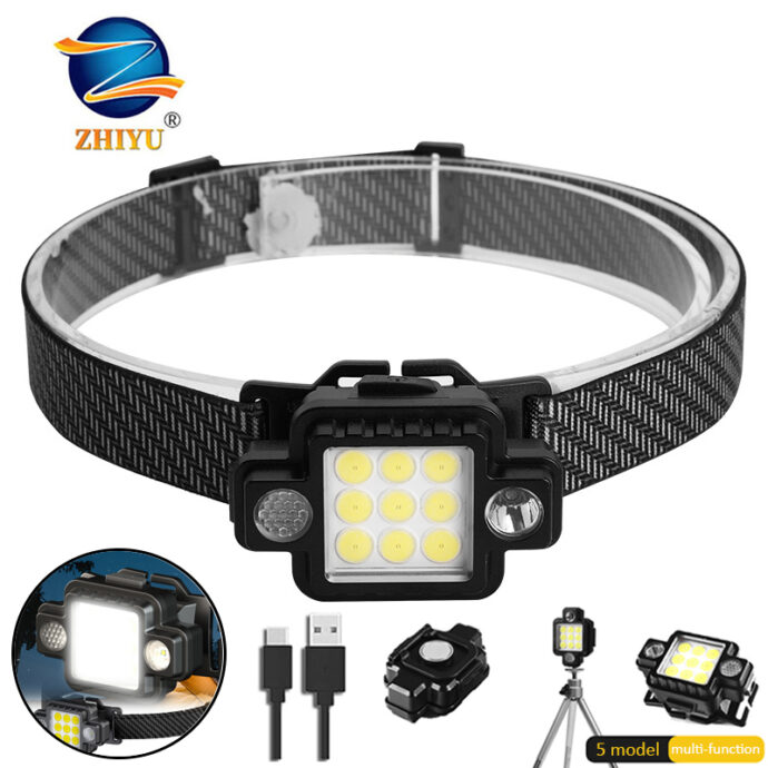 Lampe Frontale Multifonction Magnétique