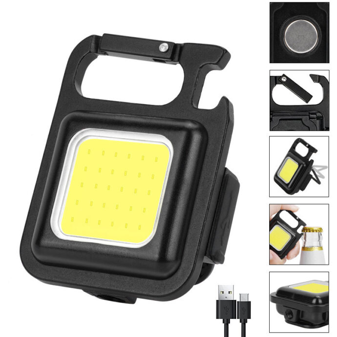 ⁦Lampe Torche LED - 400 Lumens, Étanche, Batterie Lithium⁩ - الصورة ⁦2⁩