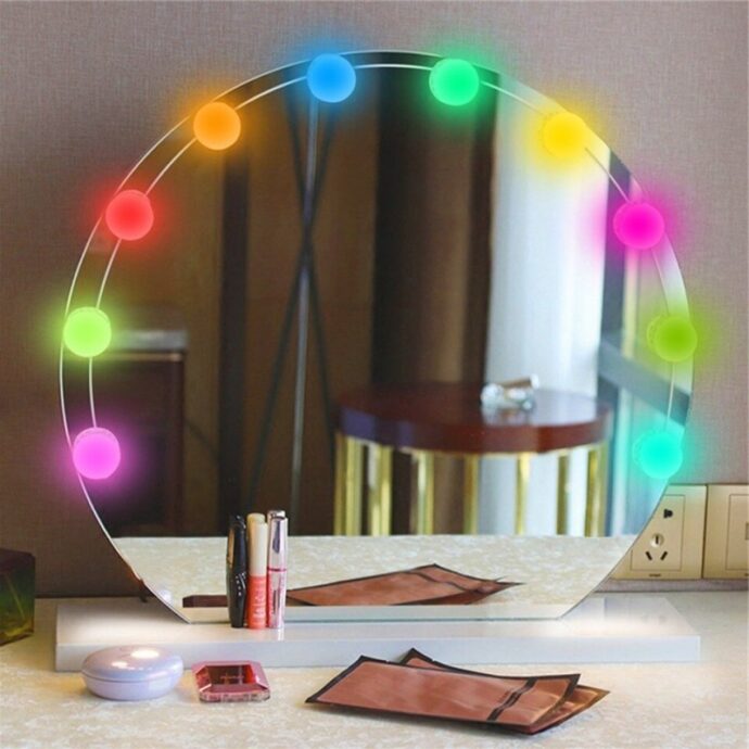 ⁦Kit Lumières LED RGB pour Miroir⁩ - الصورة ⁦3⁩