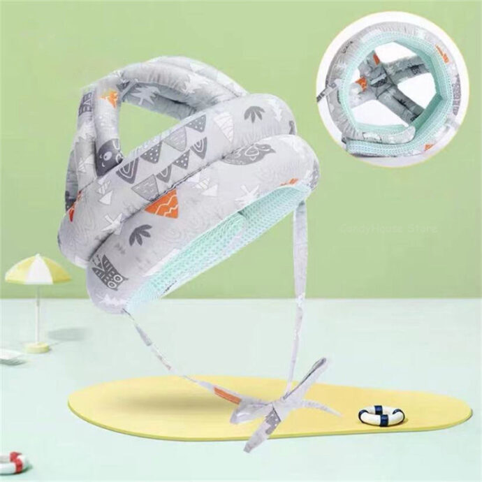 ⁦Casque De Sécurité 360° Pour Bébé De 6 A 24 Mois-Multicolor⁩ - الصورة ⁦3⁩