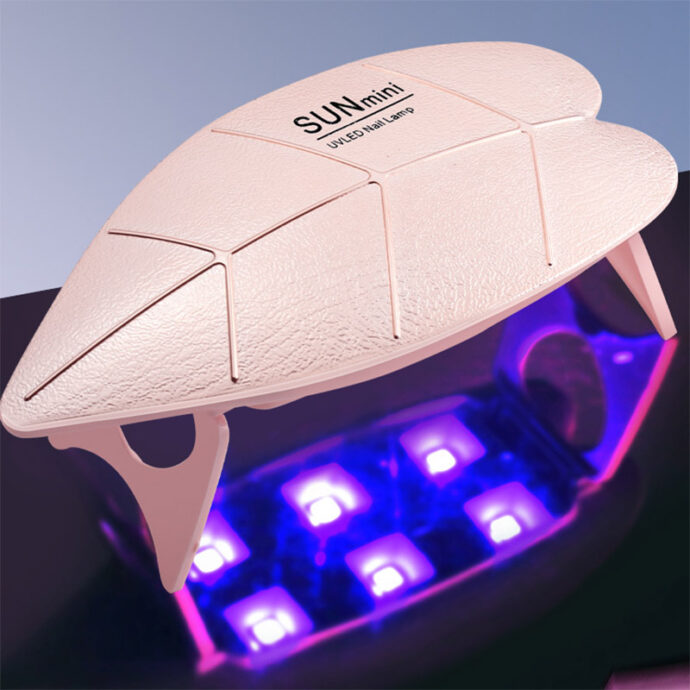 ⁦Mini lampe LED UV pour séchage des ongles, 6W, USB, pliable, pour manucure⁩ - الصورة ⁦3⁩