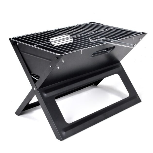 Barbecue à charbon Portable Pliable Grille sous forme de X
