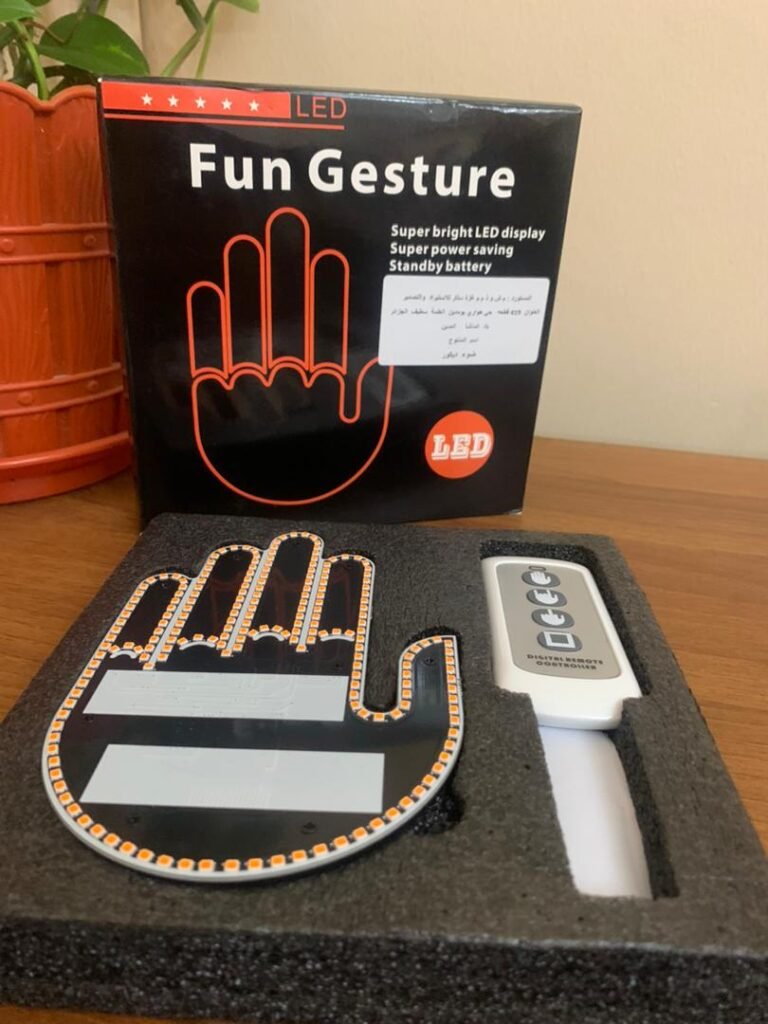 Lampe Gestuelle LED pour Voiture avec Télécommande