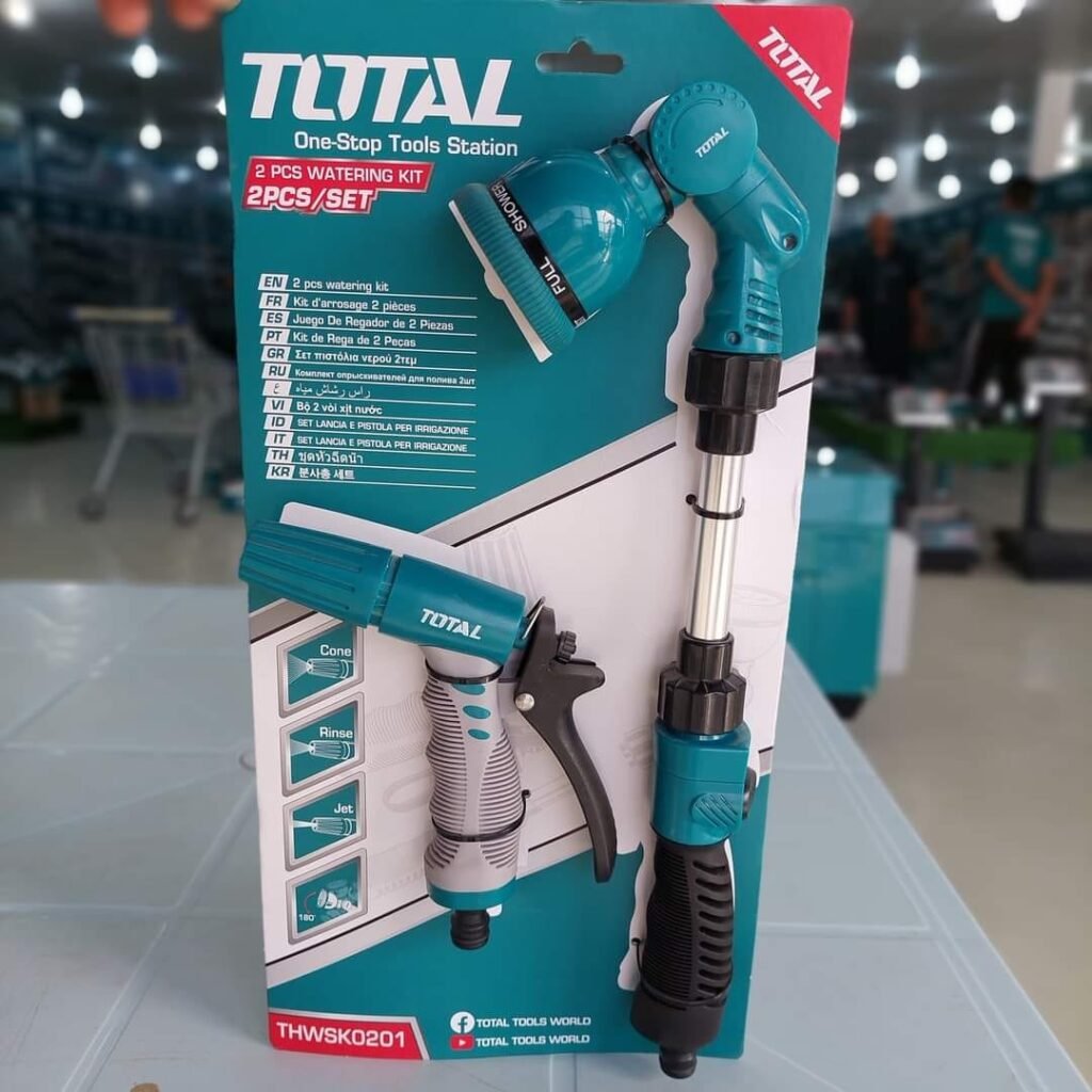 Kit d’Arrosage 2 Pièces TOTAL  Réglable 3 Modes