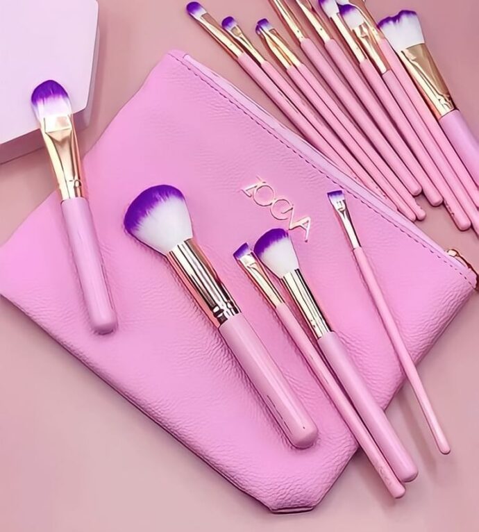 ⁦Lot de 15 Pinceaux Zoeva Professionnels avec Trousse⁩ - الصورة ⁦3⁩