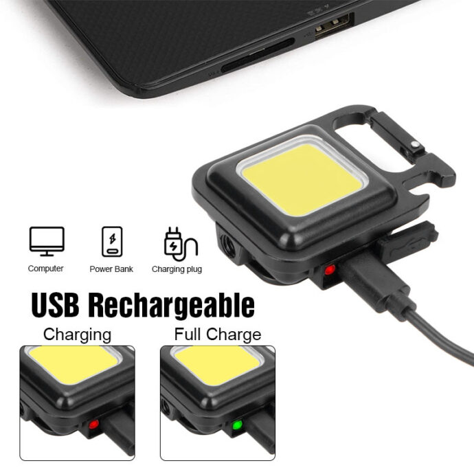 Lampe Torche LED - 400 Lumens, Étanche, Batterie Lithium
