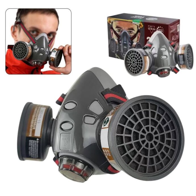 Masque de Protection Respiratoire avec Filtres en Gel de Silice