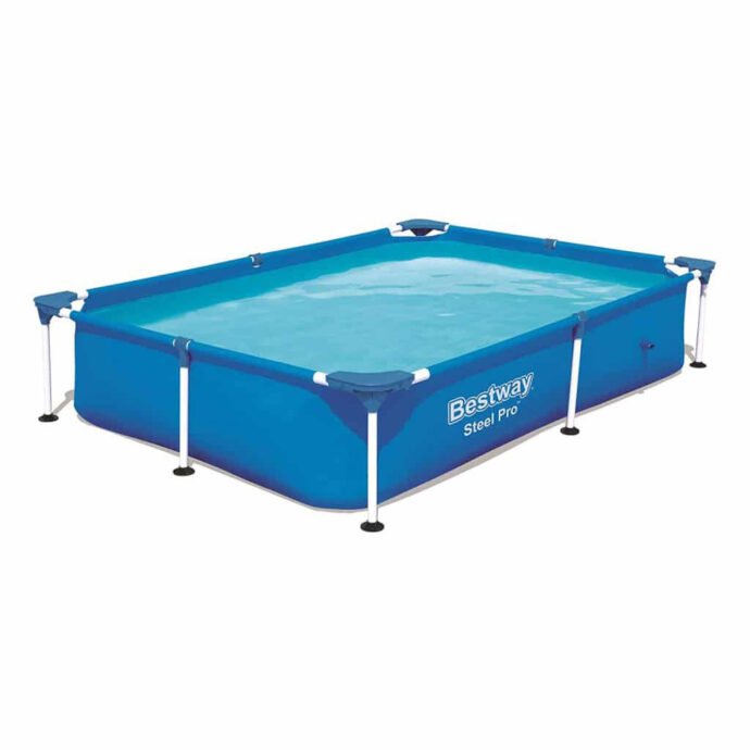 ⁦Piscine Bestway Steel Pro – Aire de Jeu Fraîche et Sécurisée pour Enfants⁩ - الصورة ⁦2⁩