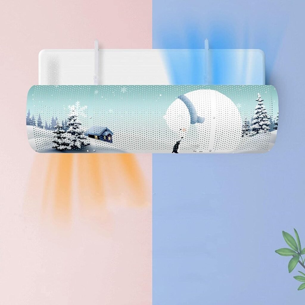Déflecteur d’Air pour Climatiseur – Anti-Souffle Direct Mural