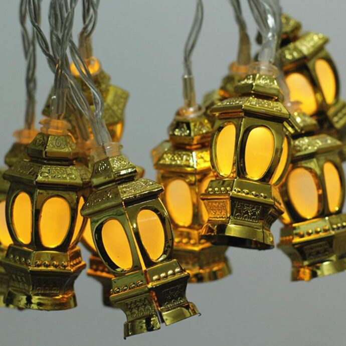⁦Guirlande Lumineuse  Éclairage Élégant avec 10 Ampoules⁩ - الصورة ⁦2⁩
