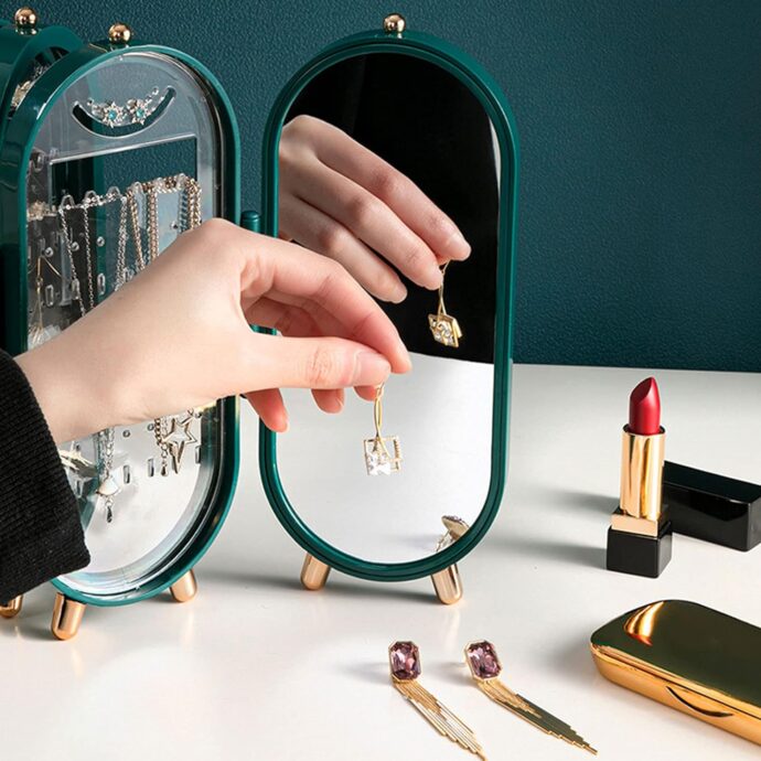 ⁦Présentoir Boîte de rangement de bijoux pliable⁩ - الصورة ⁦2⁩