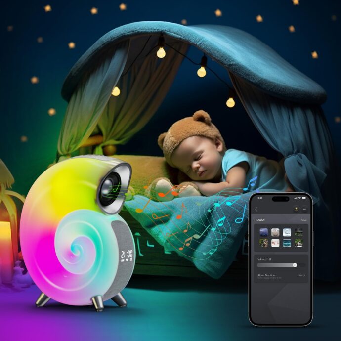 ⁦Lampe Bluetooth LED Musicale RGB⁩ - الصورة ⁦3⁩