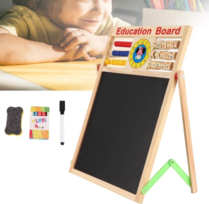 ⁦Tableau Éducatif Magnétique Double Face pour Enfants⁩ - الصورة ⁦2⁩