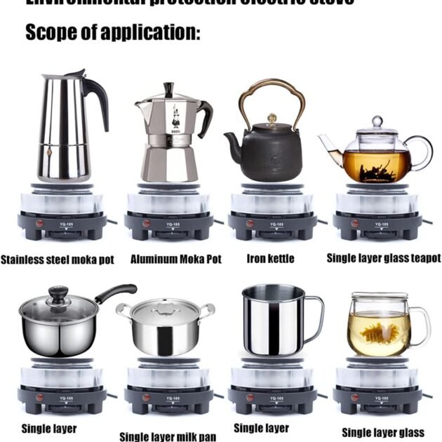 Réchaud Électrique Compact 500W – Cuisson Rapide & Pratique au Quotidien