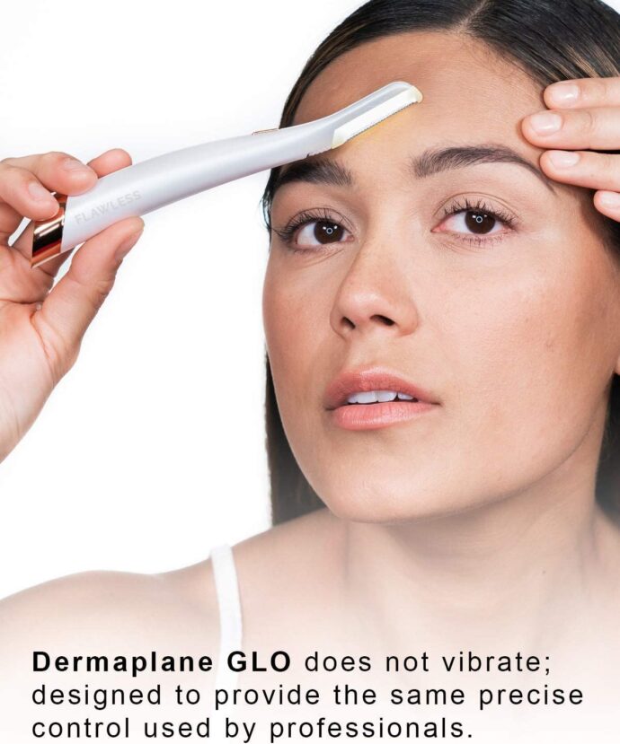 ⁦Epilateur & Exfoliant Dermaplaning LED⁩ - الصورة ⁦4⁩