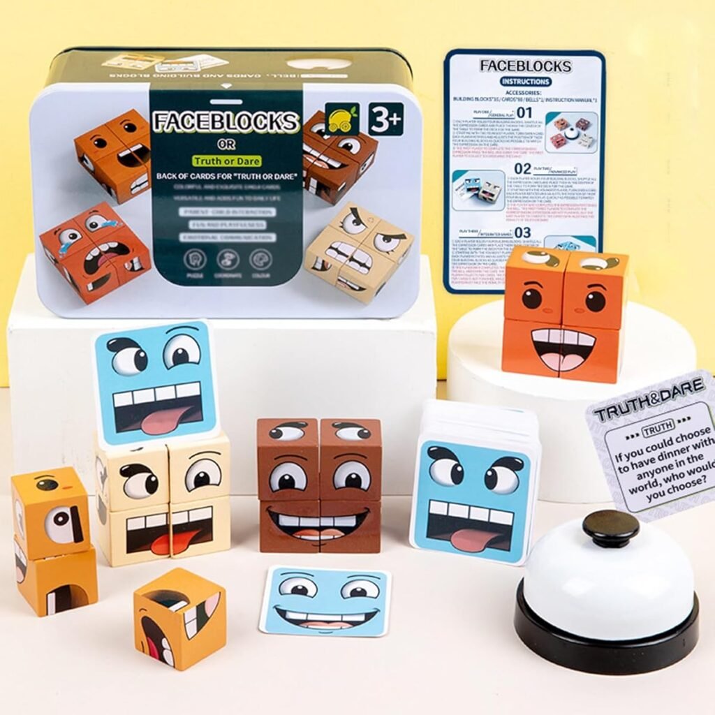 Jeu Cube Magique avec Blocs