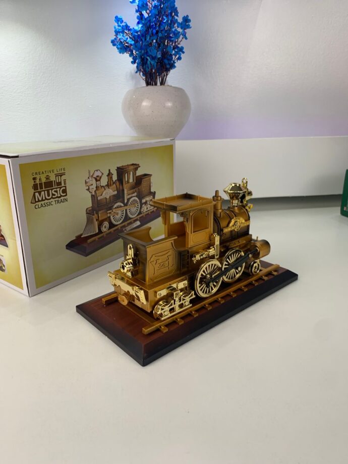 ⁦Boîte à Musique Locomotive Vintage⁩ - الصورة ⁦3⁩