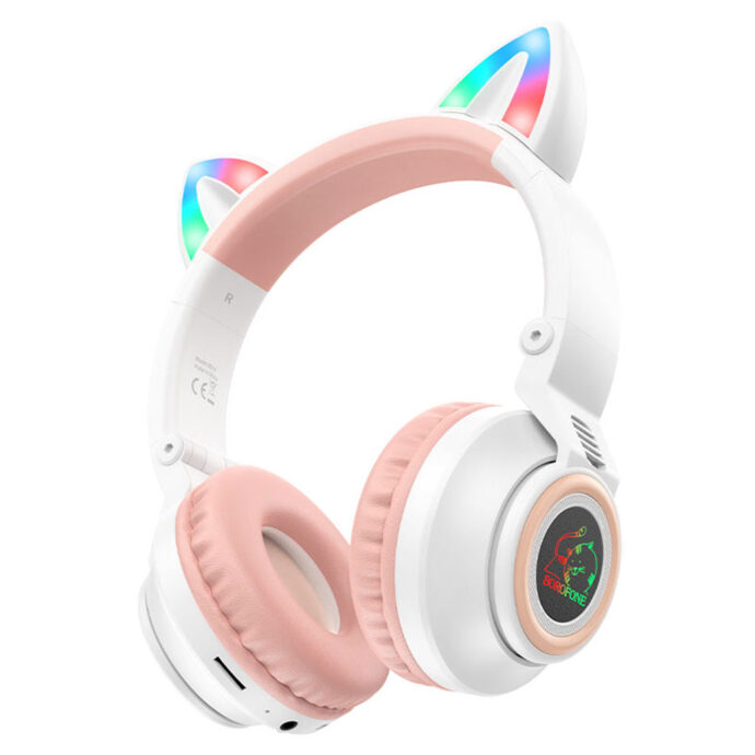 ⁦Écouteurs sans fil BOROFONE BO18 Cat Ear⁩ - الصورة ⁦2⁩