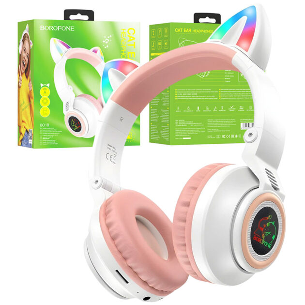 Écouteurs sans fil BOROFONE BO18 Cat Ear