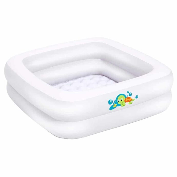 ⁦Baignoire Gonflable Carrée à Double Anneau Pour Bébé Bestway 51116⁩ - الصورة ⁦4⁩