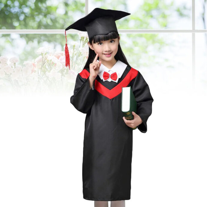 ⁦Tenue de Graduation pour Enfants  5-7 ans⁩ - الصورة ⁦5⁩
