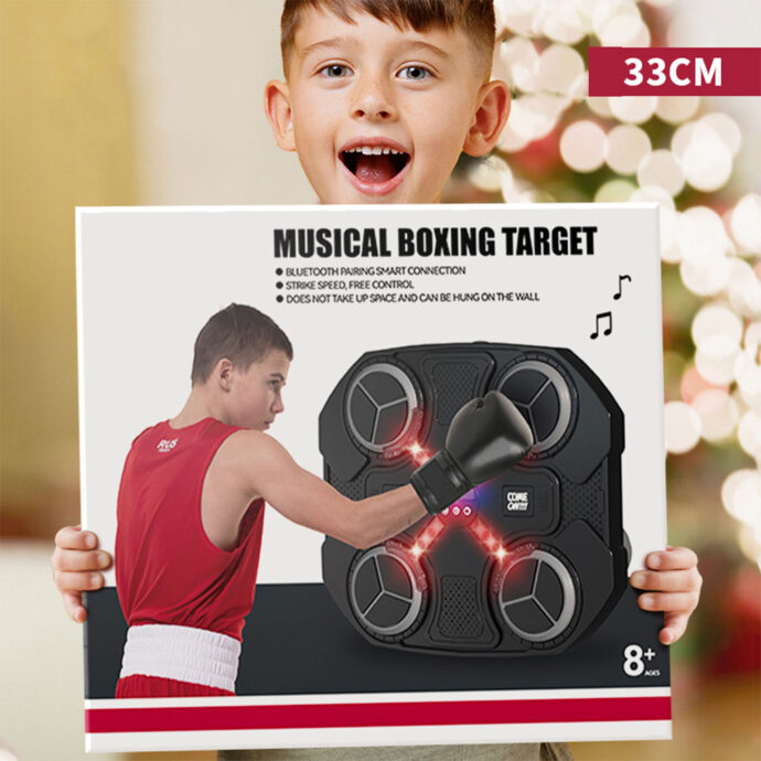 ⁦Machine de Boxe Musicale Murale avec Gants – 3 Vitesses⁩ - الصورة ⁦3⁩