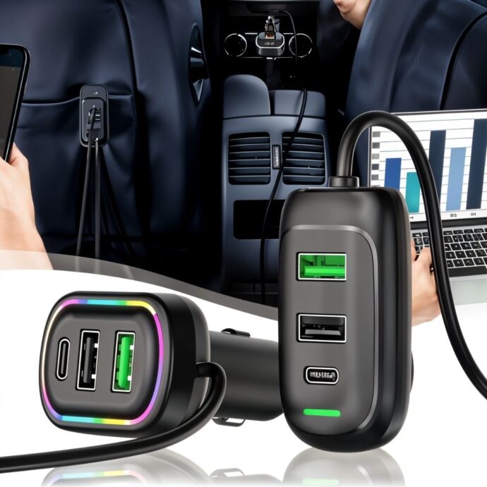 Chargeur Voiture 6 Ports USB Type-C