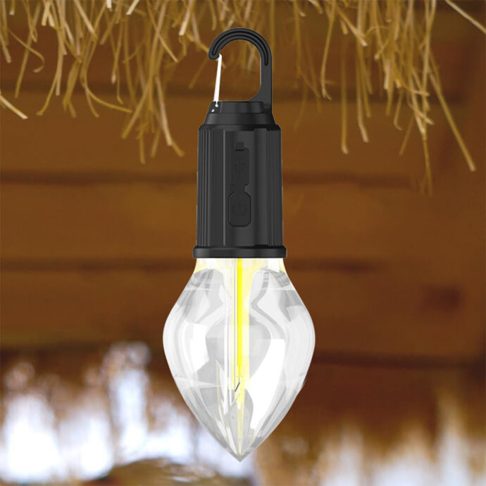 ⁦Lampes Rechargeables avec Crochet à Clip – 3 Modes d’Éclairage⁩ - الصورة ⁦3⁩