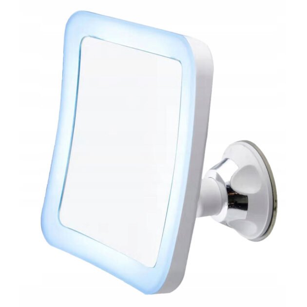 Miroir Rotatif LED Grossissant 5X ventouse 16 cm