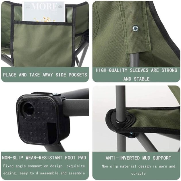 Chaise d’extérieur en tissu Oxford 600D imperméable