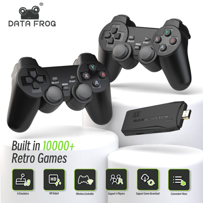 ⁦Console Rétro HDMI 4K avec 10 000 Jeux + 2 Manettes Sans Fil⁩ - الصورة ⁦3⁩