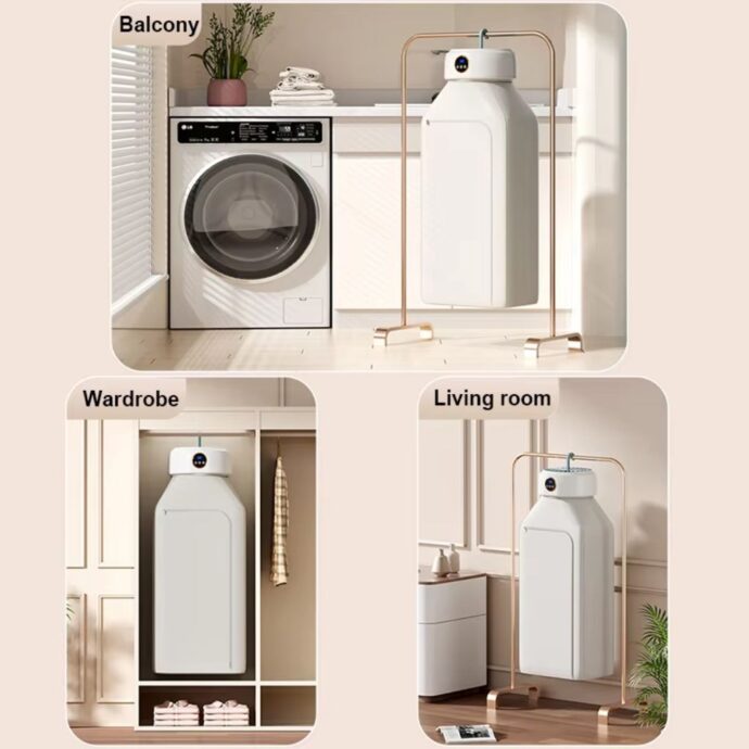 ⁦Sèche-linge Électrique Portable 600W⁩ - الصورة ⁦3⁩