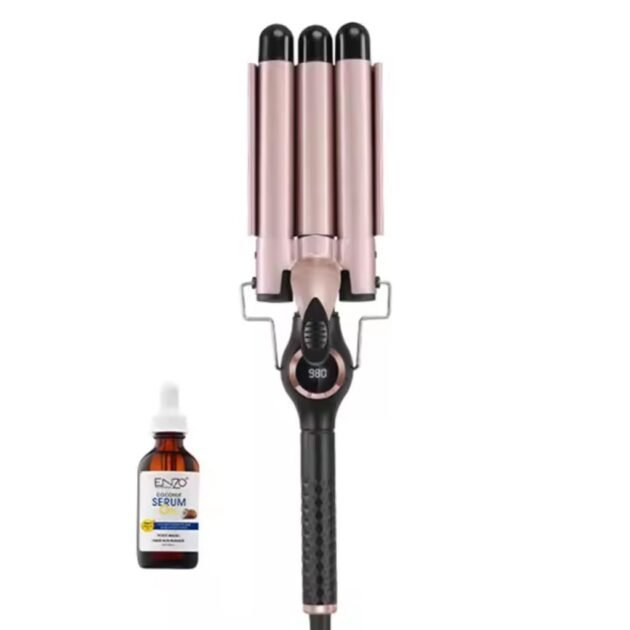 Fer à Boucler à Trois Barillets pour Vagues Parfaites