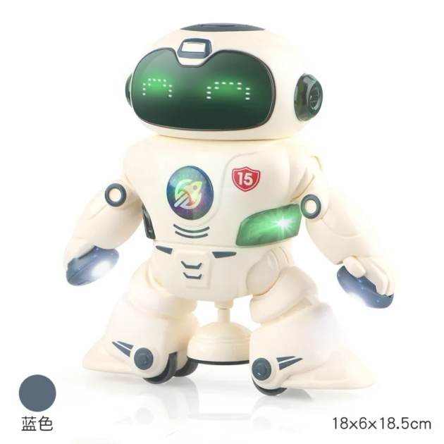 Rotating Robot avec Lumières et Musique