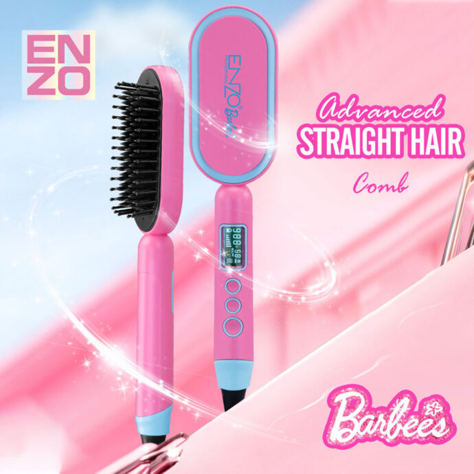 ⁦Brosse Lissante Enzo Barbees Edition – Lissage Parfait⁩ - الصورة ⁦6⁩